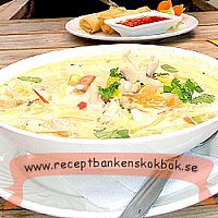 Tom kha gai / Thailnsk Kycklingsoppa