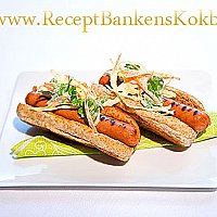 Quorn Korv med cole slaw