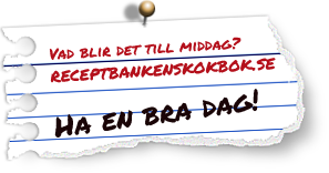 Receptbankens Kokbok - Hej och vlkommen till Receptbankens kokbok p ntet!
Tanken med detta forum r att dela med sig av sina bsta recept och att hmta inspiration till kvllens middag, veckans bak eller en receptbank att sl i d du r godissugen. 
 Hjlps vi t s kommer vi snart att ha ALLT som behvs fr att lyckas i kket.